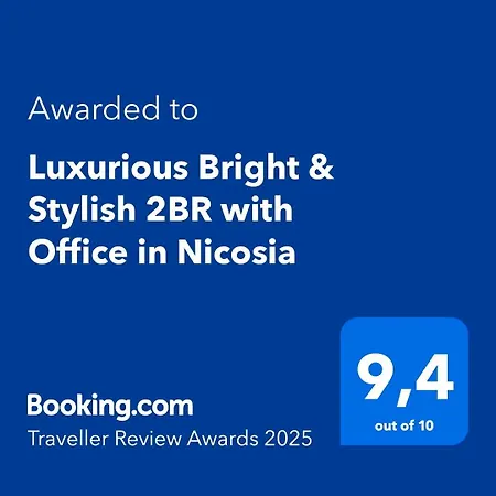 Διαμέρισμα Luxurious Bright & Stylish 2br With Office In Λευκωσία